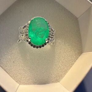 Seaside Sugar Mint Tourmaline Ring